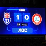 Universidad de Chile (1) – Unión La Calera (0)